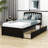 Twin Storage Platform Bed with Drawers-2132378918