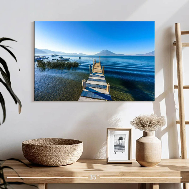 Aletra Lake Atitlan Dock, 30" H x 45" W