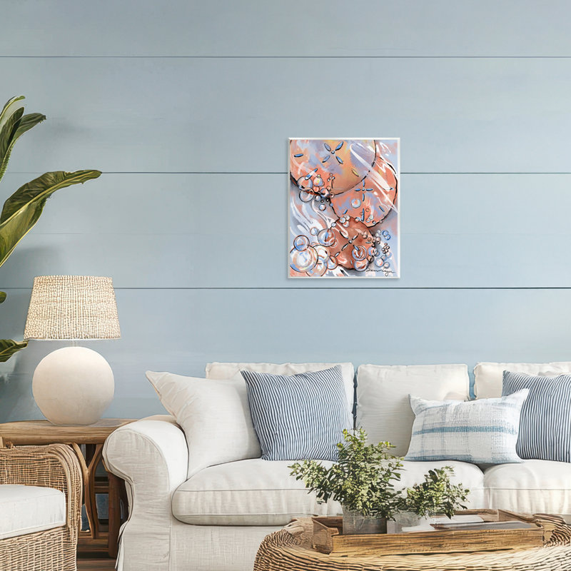 Plaque murale abstraite «Brown Sand Dollars», conception par Susan Lugar
