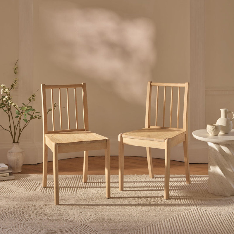 Dining Chairs - Set of 2, Whitewash