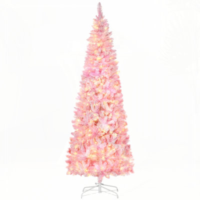 Arbre de Noël artificiel enneigé 7,5 pi