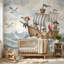 Papier peint fantaisiste pour enfants Pirate Adventure-1452814411-1452814415