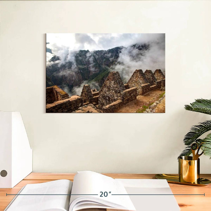 Lilie Cloudy Machu Picchu, 8" H x 12" W