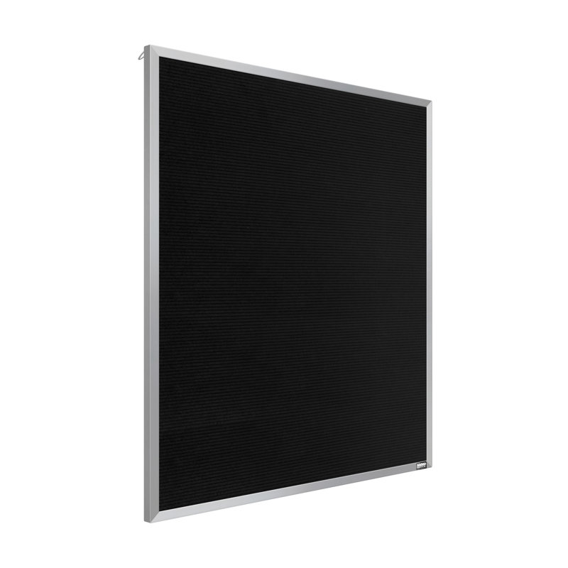 AARCO No Felt Letter Board, 36" H x 30" W, Aluminium