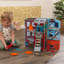 Adventure Bound: ensemble de jeu de camion de pompiers transformable 2-en-1 avec assemblage Ez Kraft