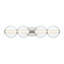 Atomo 4 Vanity Light with Clear Glass-726694824