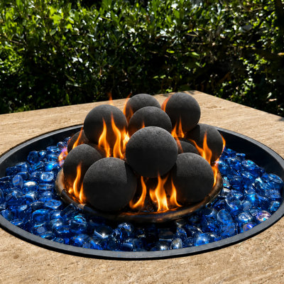3'' x Circle Ceramic Fire Pit Accessory
