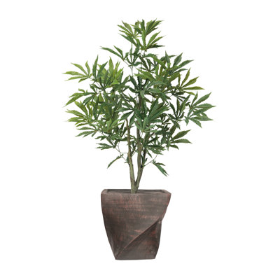 45.5'' Faux Cannabis Tree in Planter
