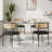 Canice Boucle Upholstered Metal Leg Side Chair-1423878767