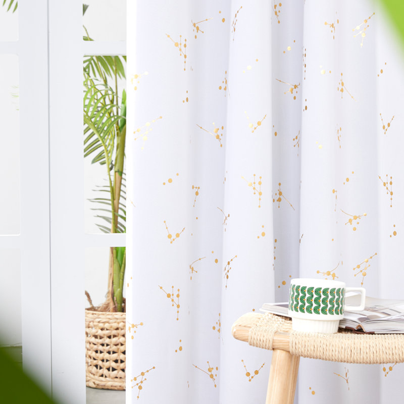 Makvala Room Darkening Curtain Pair, 52" W x 45" L, Gray
