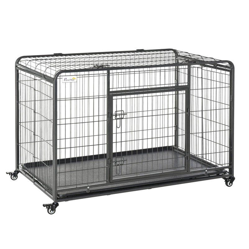 Collapsible Pet Crate with 1 Door, 73.03cm H x 118.75cm W x 74.3cm D