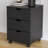 3-Drawer Vertical Filing Cabinet, Rolling Mobile File Cabinet With Casters-613667100