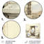Toile beige minimaliste I - impression sur métal pour salle de bain et de lessive-1751287811