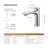 BRAVAT® Single Handle Bathroom Faucet with 6 in. Deck Plate, 1 or 3 Hole, WaterSense 1.2 GPM flow, NEOPERL® aerator, Drip-free cartridge, cUPC, NSF372/61, CEC, DOE Certified, Sleek-Brushed Nickel-129988548