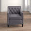 Fauteuil en polyester capitonné de 29 po de largeur Chilukki-69823074