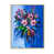 Toile avec cadre flottant brun