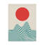«Little Dean Red Sun Dune», art sur toile-105648121