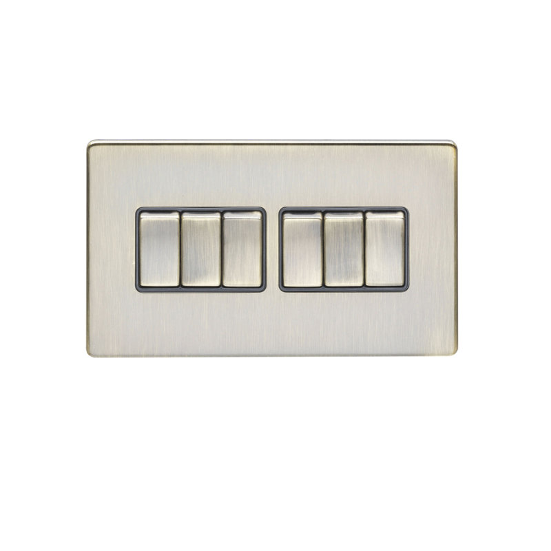 3Mm Slim Profile - Light Switch, Antique