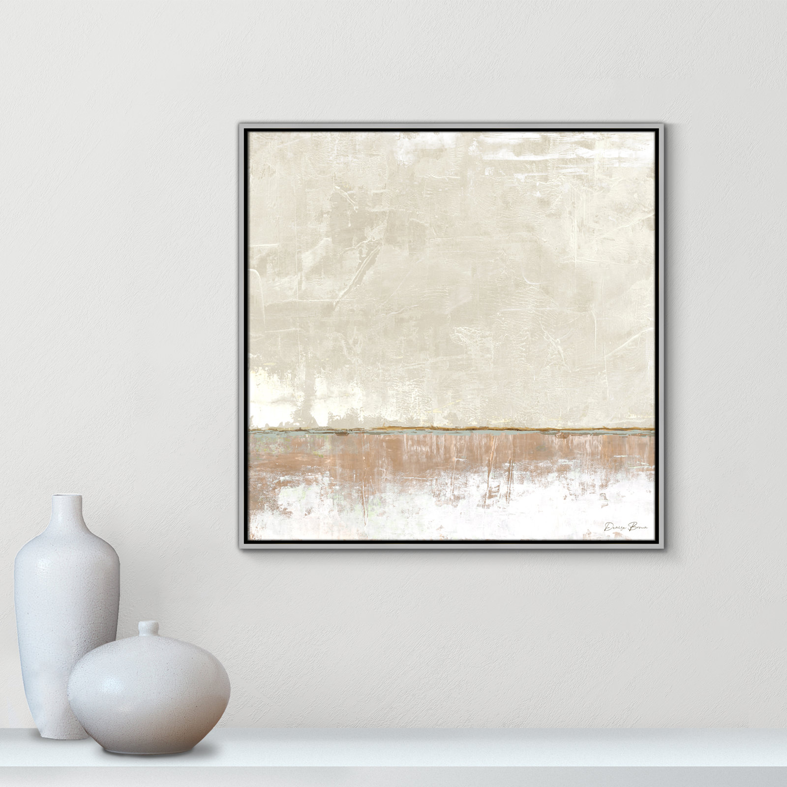 Delevan "Better Days II" Print, 31.5" H x 31.5" W, Silver