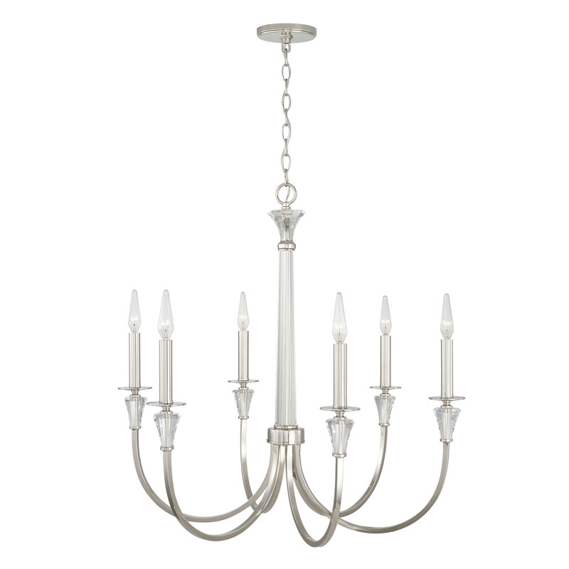 6 - Light Dimmable Classic / Traditional Chandelier