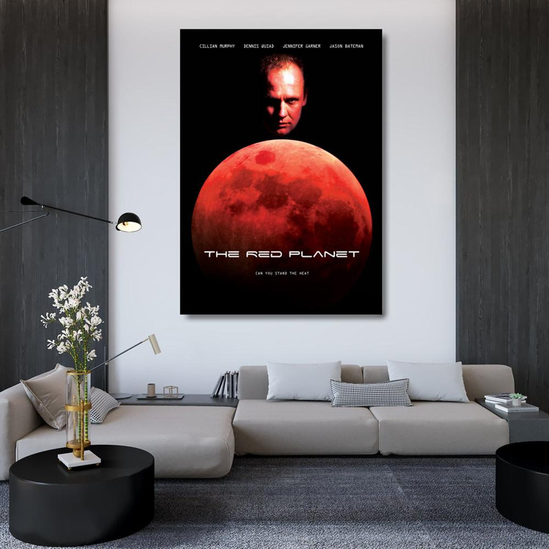 La planète rouge, H 48 po x l 34 po