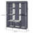 Portable Wardrobe Storage Organizer – Non-woven Fabric Closet , Tool-free Assembly & Dustproof Cover, Space-saving For Bedroom/apartment