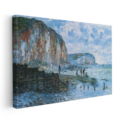 Falaises des Petites-Dalles, 1880, reproduction d'art sur toile