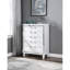 Commode Genoa G05790-CH, blanc scintillant
