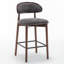 Tabouret de comptoir en bois massif-1970134108