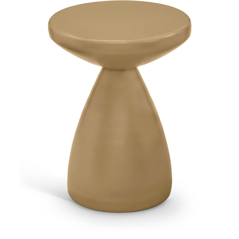 Anika Hendershot Iron Side Table, Brown