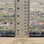 Tapis bleu / taupe Hovis-2067349528