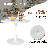 Indars Round Metal Base Dining Table-1649017038-1649017039