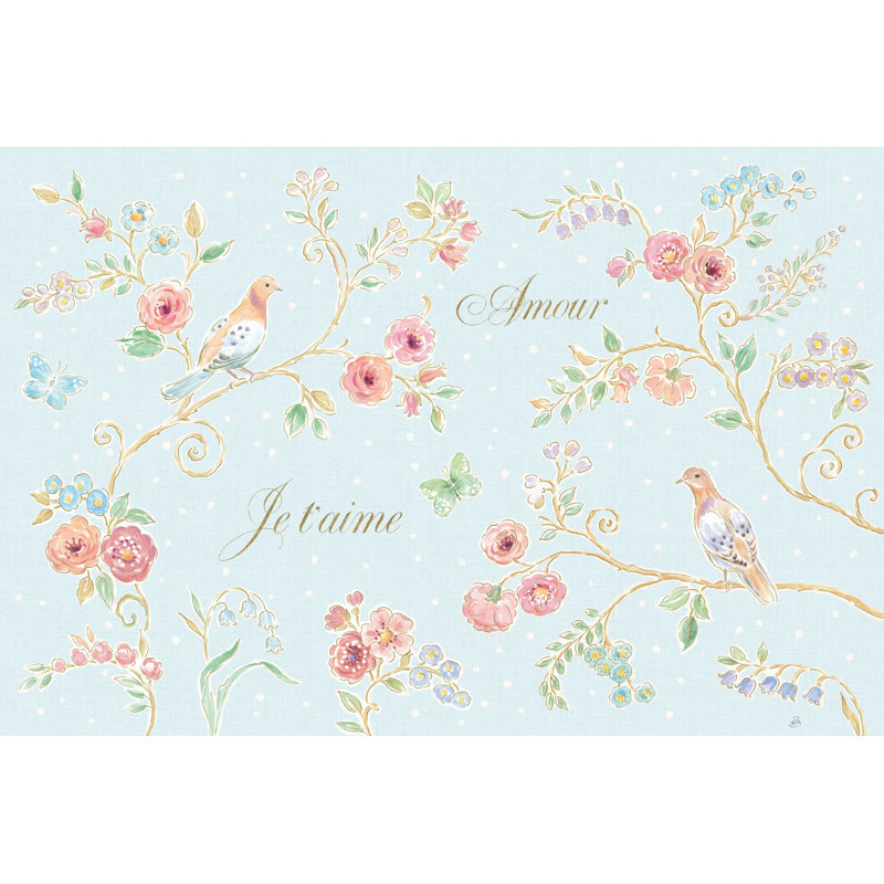 Spring Fling I, H 32 po x l 48 po, Non, Toile tendue
