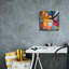 «Freeway 3» par Cheryl Warrick, art mural sur toile, 12 po x 12 po