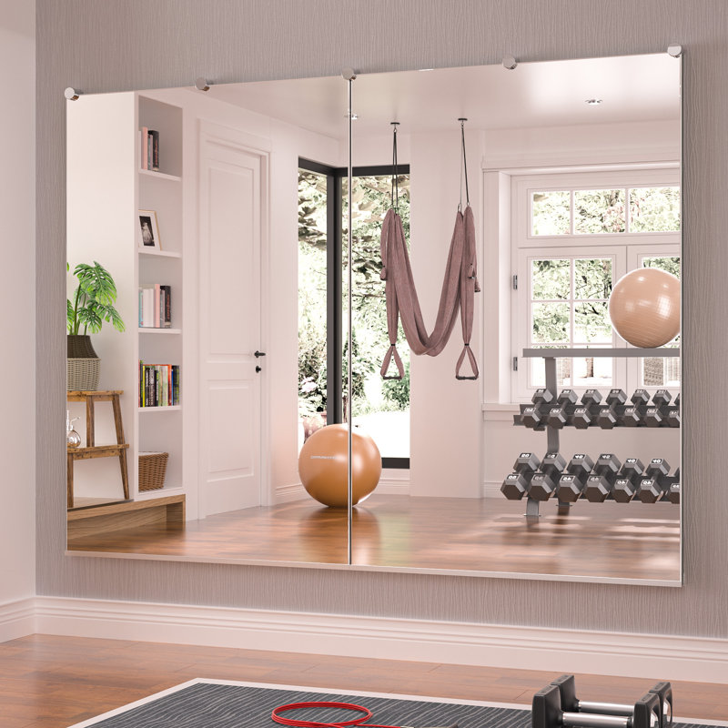 Miroir mural rectangulaire en métal, 48 po x 32 po