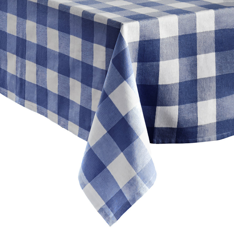 Nappe Skookum Buffalo, Bleu / blanc, L 102 po x l 60 po