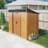 Outdoor Metal Storage Shed with Window, Transparent Panel & Free Accessories – Corrosion-Resistant Garden, Lawn Shed-111996087-123099597