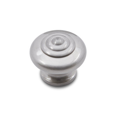 Solid 1" Knob with Stepped Details on Top CK Series