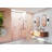 Umbra 61.75 in. x 78 in. Fully Frameless Wall Hinge Towel Bar Shower Door-90738904