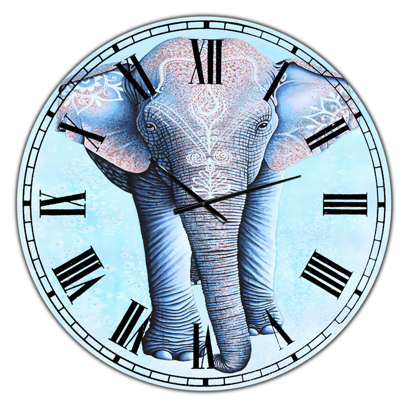 Horloge murale peinte, Moyenne
