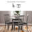 Extendable Round Solid Wood Base Dining Table-112384466-112384467