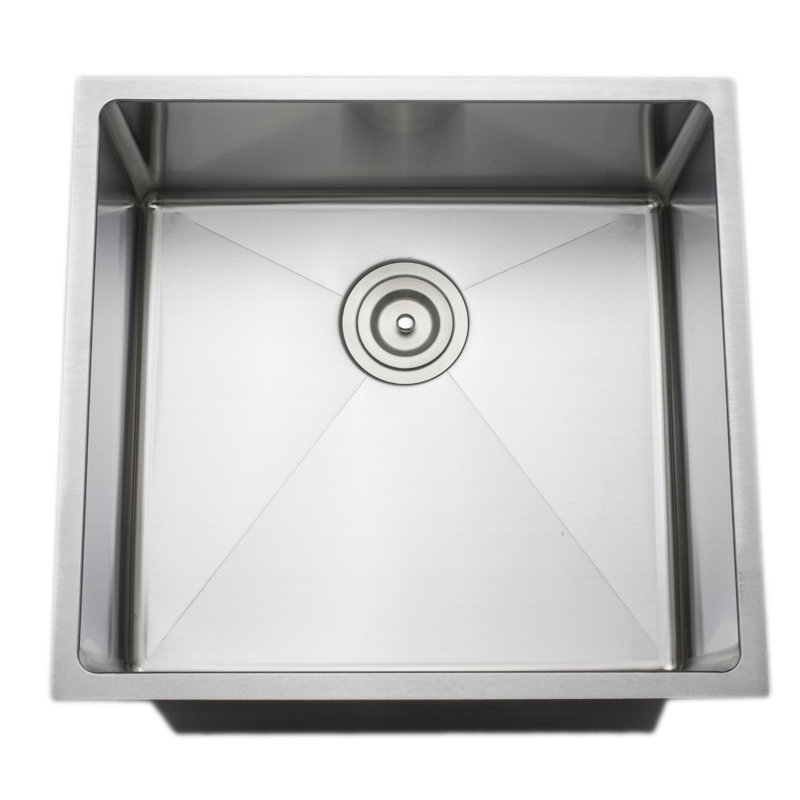 21-Inch Stainless Steel Single Bowl Undermount Kitchen Sink