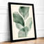 Single Stem in Green Botanical - Framed Print-288435563-288435560
