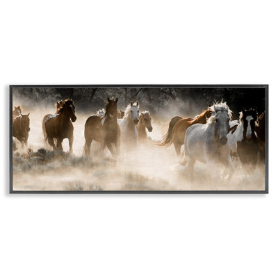 " Striking Horse Herd Galloping Rural Wildlife " by Danita Delimont