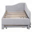 L-Shaped Upholstered Daybed With Pop Up Trundle-1710781182