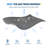 Avenco 8'' Medium Firm Gel Memory Foam Sofa Bed Mattress-888876949