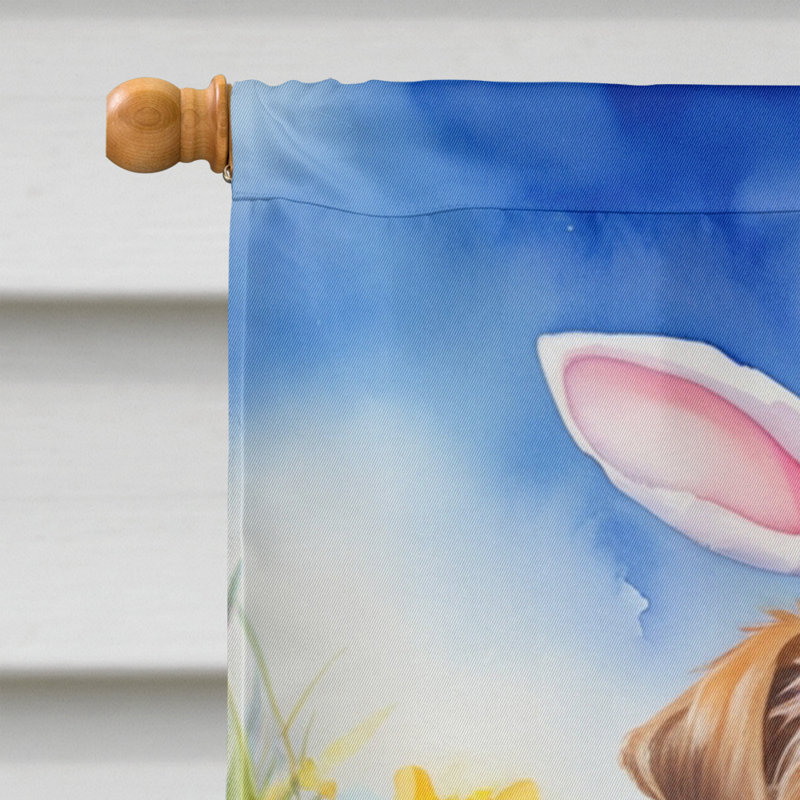 Drapeau de Pâques Pâques à œufs double face H 40 po x l 28 po Polyester