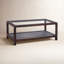 Pine Isle Glass Coffee Table-1791939380