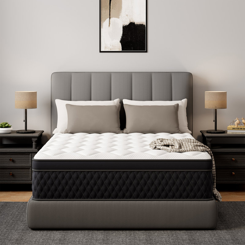 10" Hybrid Mattress With Cooling Comfort And Pocket Springs, Queen