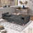 Vikie Twin 75 " Upholstered Convertible Sofa-1024552128